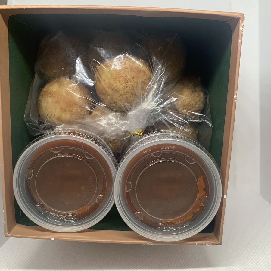A holiday gift box packed with Urban Bread Co treats
